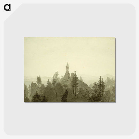 2-37_Caspar-David-Friedrich_postcard