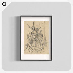 アートポスター-Death (study for the painting bartholomew's night)
 - シプリアン マジェルニク Poster.