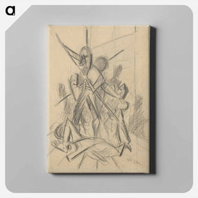 アートパネル-Death (study for the painting bartholomew's night)
 - シプリアン マジェルニク Canvas.