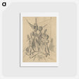 アートポストカード-Death (study for the painting bartholomew's night)
 - シプリアン マジェルニク Postcard.