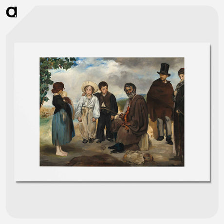 アートポスター-Le Vieux Musicien - エドゥアール マネ Poster.