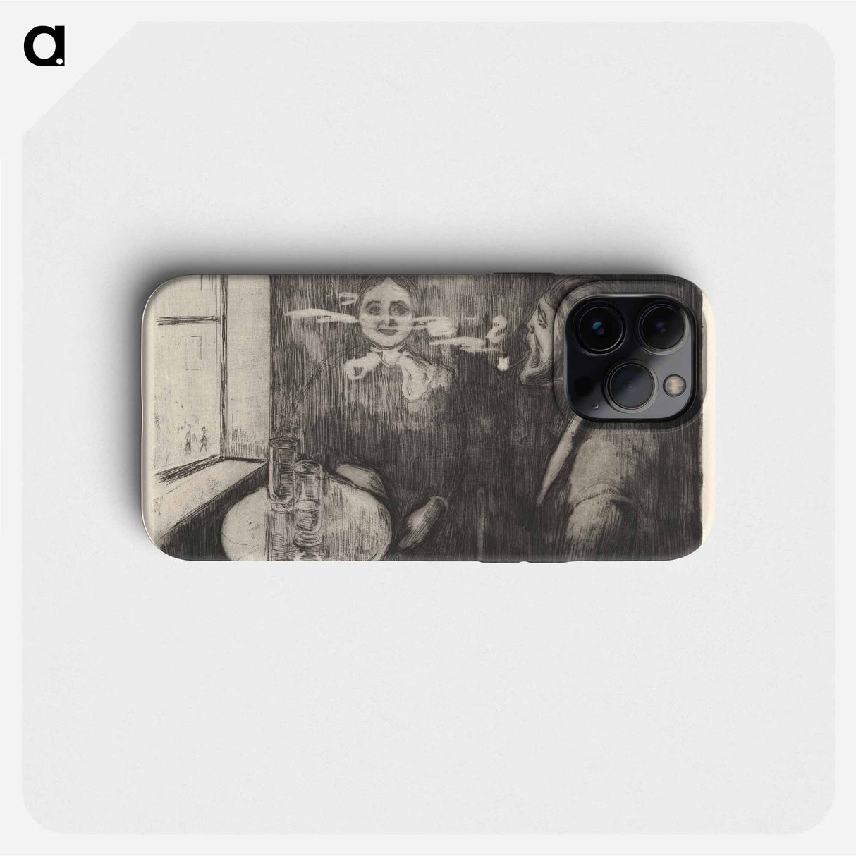 Tête-á-Tête - Edvard Munch Phone Case.