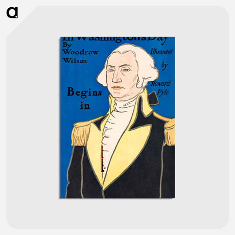 アートポストカード-In Washington's Day - エドワード ペンフィールド Postcard.
