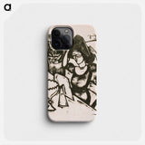 Toilette - Ernst Ludwig Kirchner Phone Case.