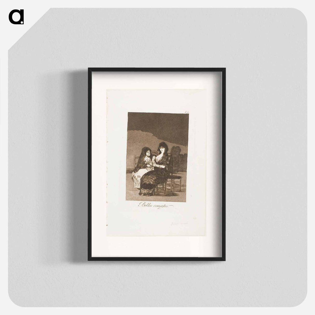 Pretty Teachings - Francisco de Goya Poster.