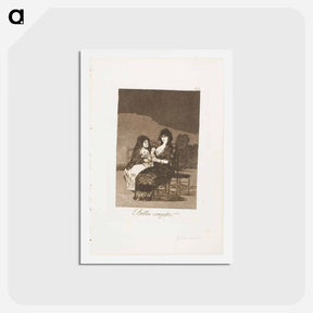 アートポストカード-Pretty Teachings - フランシスコ デ ゴヤ Postcard.