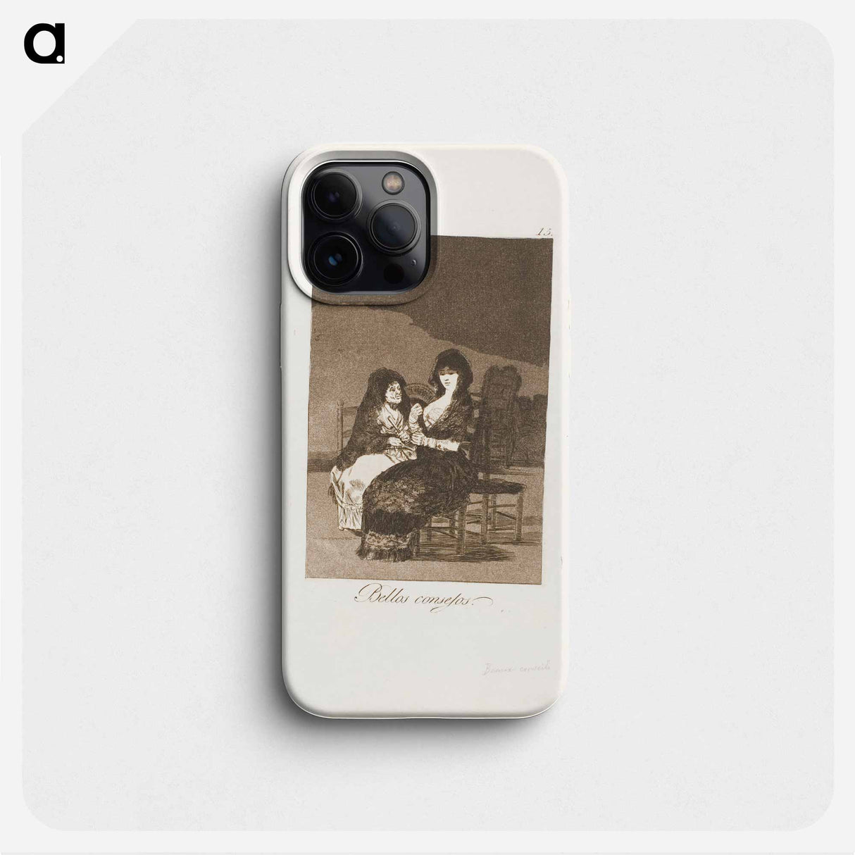 Pretty Teachings - Francisco de Goya Phone Case.