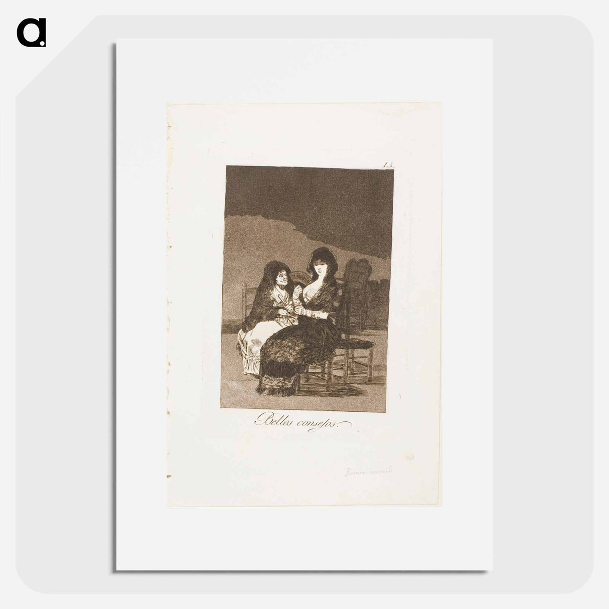 Pretty Teachings - Francisco de Goya Poster.