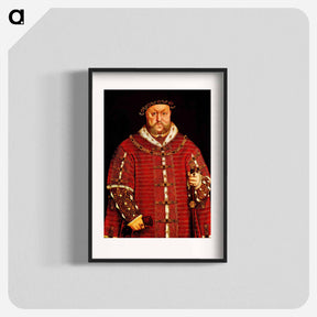 アートポスター-Portrait of Henry VIII - ハンス ホルバイン Poster.