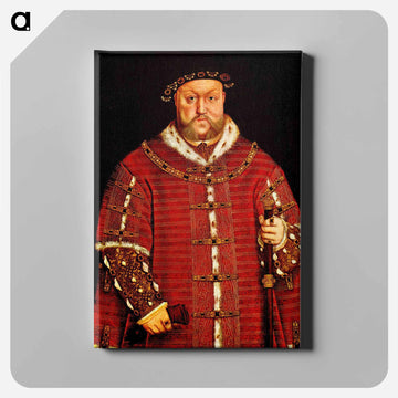 Portrait of Henry VIII - ハンス ホルバイン Canvas.