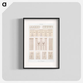 アートポスター-Egyptian Art Foundations
 - エジプト美術史 Poster.