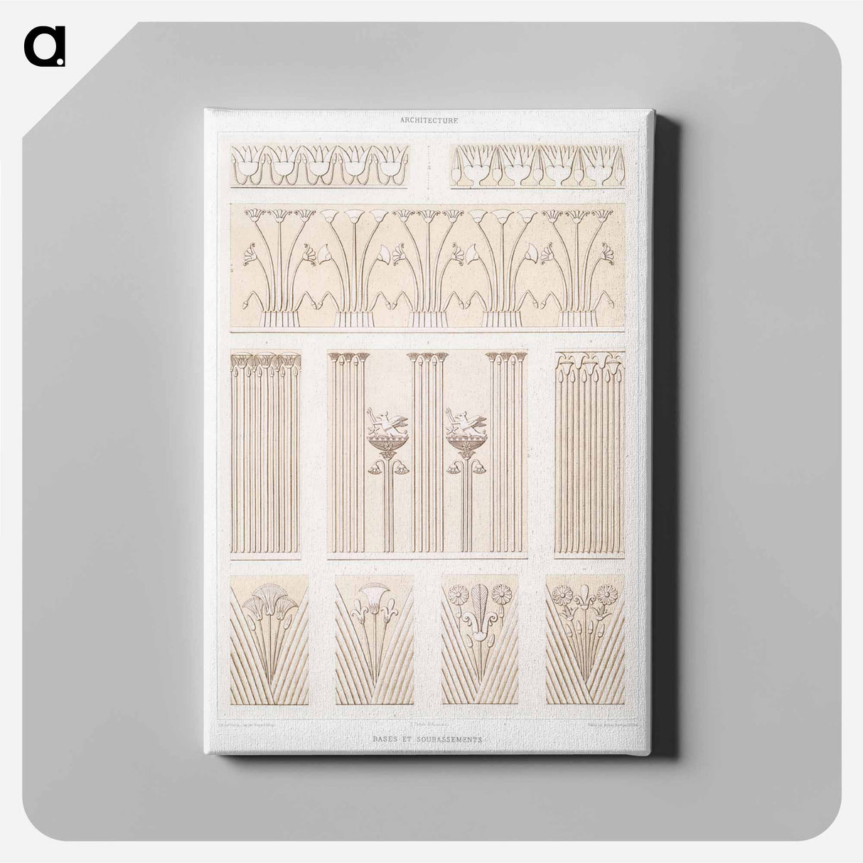 アートパネル-Egyptian Art Foundations
 - エジプト美術史 Canvas.