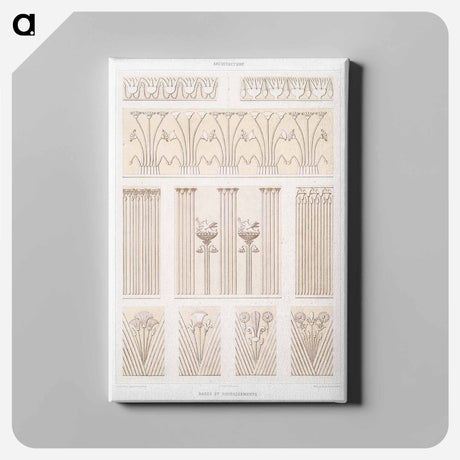 アートパネル-Egyptian Art Foundations
 - エジプト美術史 Canvas.