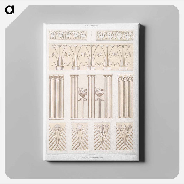 アートパネル-Egyptian Art Foundations
 - エジプト美術史 Canvas.