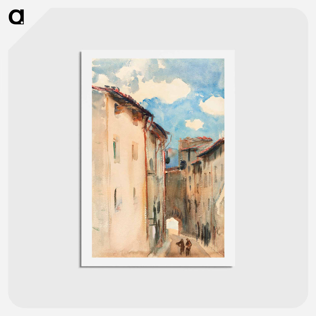 アートポストカード-Camprodon, Spain - ジョン シンガー サージェント Postcard.