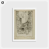 アートポストカード-Four Story House
 - ジョセフ ペネル Postcard.