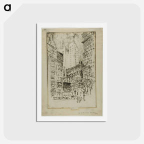 アートポストカード-Four Story House
 - ジョセフ ペネル Postcard.