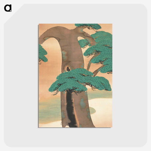 高砂 - 神坂 雪佳 Postcard.