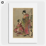 Ōmando ogie oiyo takeji - 喜多川 歌麿 Poster.