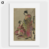 アートポスター-Ōmando ogie oiyo takeji - 喜多川 歌麿 Poster.