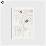アートポストカード-Gathering Fruit - メアリー カサット Postcard.