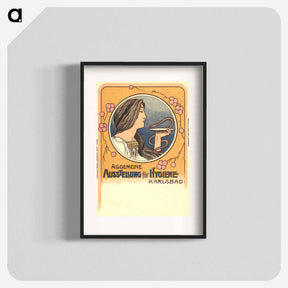 アートポスター-General Exhibition of Hygiene Karlovy Vary
 - 国立医学図書館 Poster.