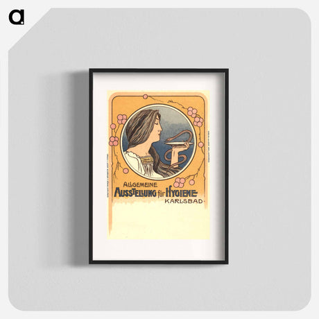 アートポスター-General Exhibition of Hygiene Karlovy Vary
 - 国立医学図書館 Poster.