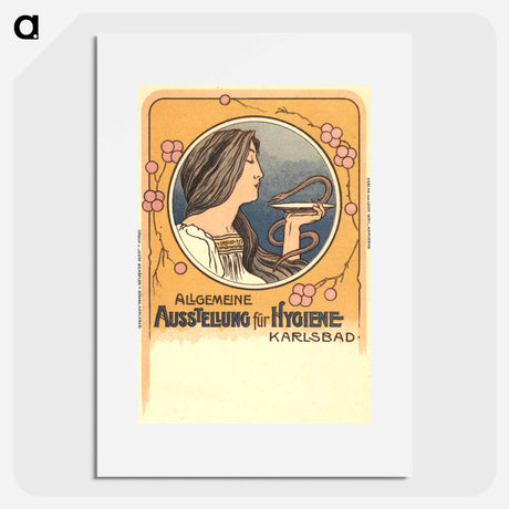 アートポスター-General Exhibition of Hygiene Karlovy Vary
 - 国立医学図書館 Poster.