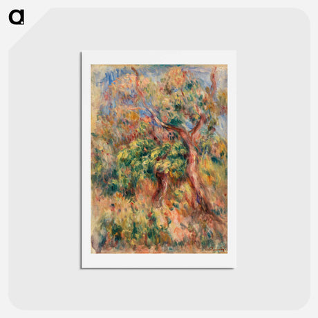 アートポストカード-Landscape (Paysage) - ピエール オーギュスト ルノワール Postcard.