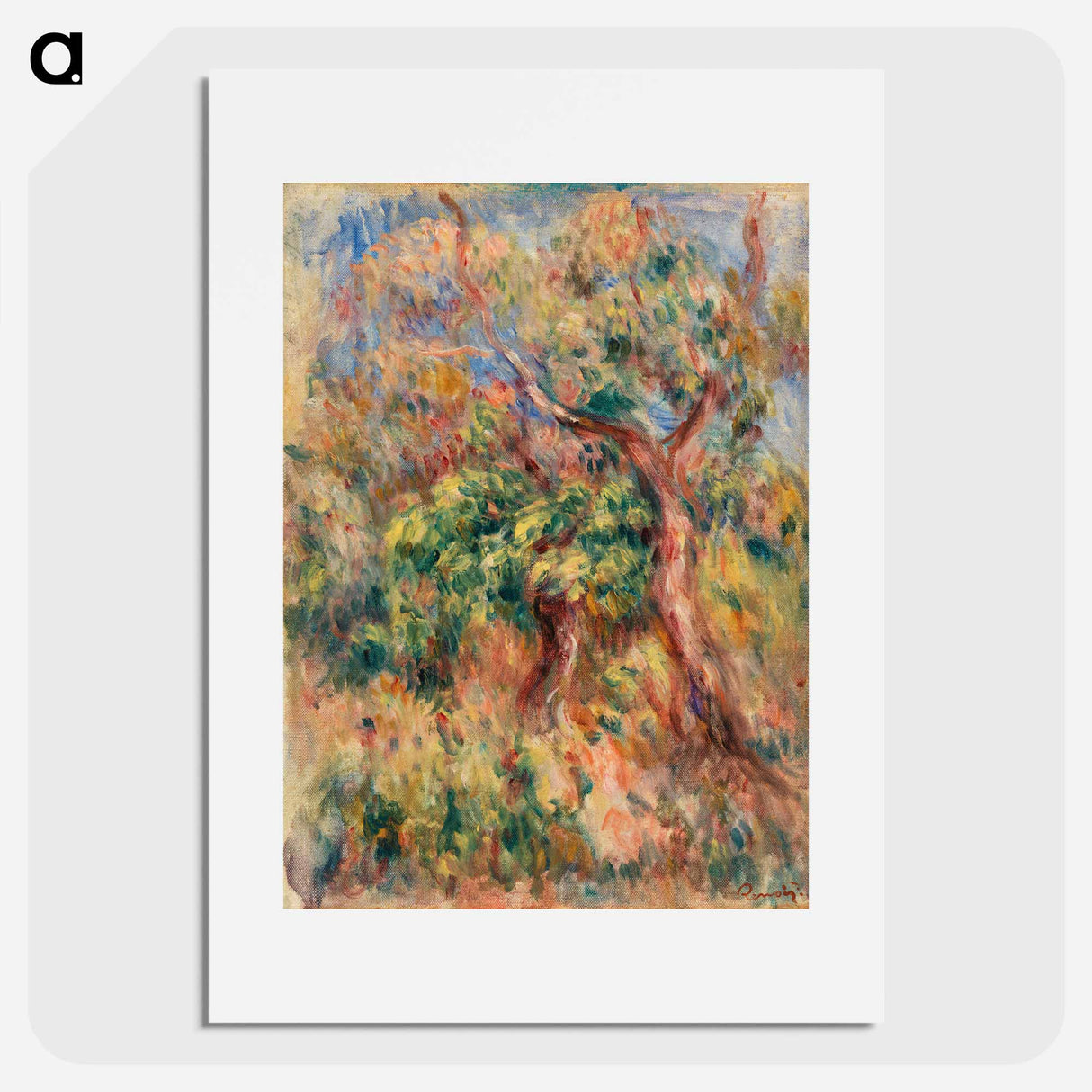 Landscape (Paysage) - Pierre-Auguste Renoir Poster.