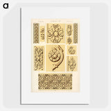 アートポスター-Grammar of Ornament Illustration
 - 装飾の文法 Poster.