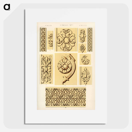 アートポスター-Grammar of Ornament Illustration
 - 装飾の文法 Poster.