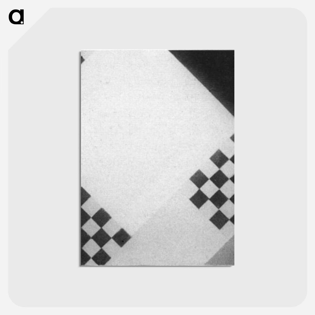 アートポストカード-Counter composition XVII - テオ ファン ドゥースブルフ Postcard.