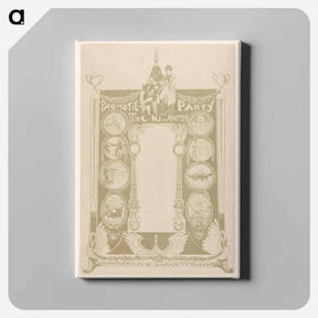 アートパネル-Promotieprent van Cornelis Hendrik Johan van Haeften by Theo van Hoytema - テオ ヴァン ホイテマ Canvas.