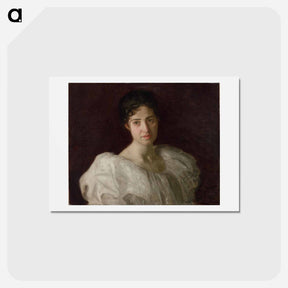 アートポストカード-Portrait of Lucy Lewis - トーマス エイキンズ Postcard.