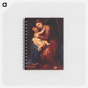 アートメモ帳-Virgin and Child - ティツィアーノ ヴェチェッリオ Memo.