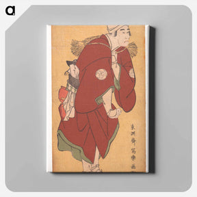 アートパネル-Bandō Mitsugorō II as the Farmer Asakusa no Jirōsaku - 東洲斎 写楽 Canvas.