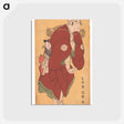 アートポストカード-Bandō Mitsugorō II as the Farmer Asakusa no Jirōsaku - 東洲斎 写楽 Postcard.