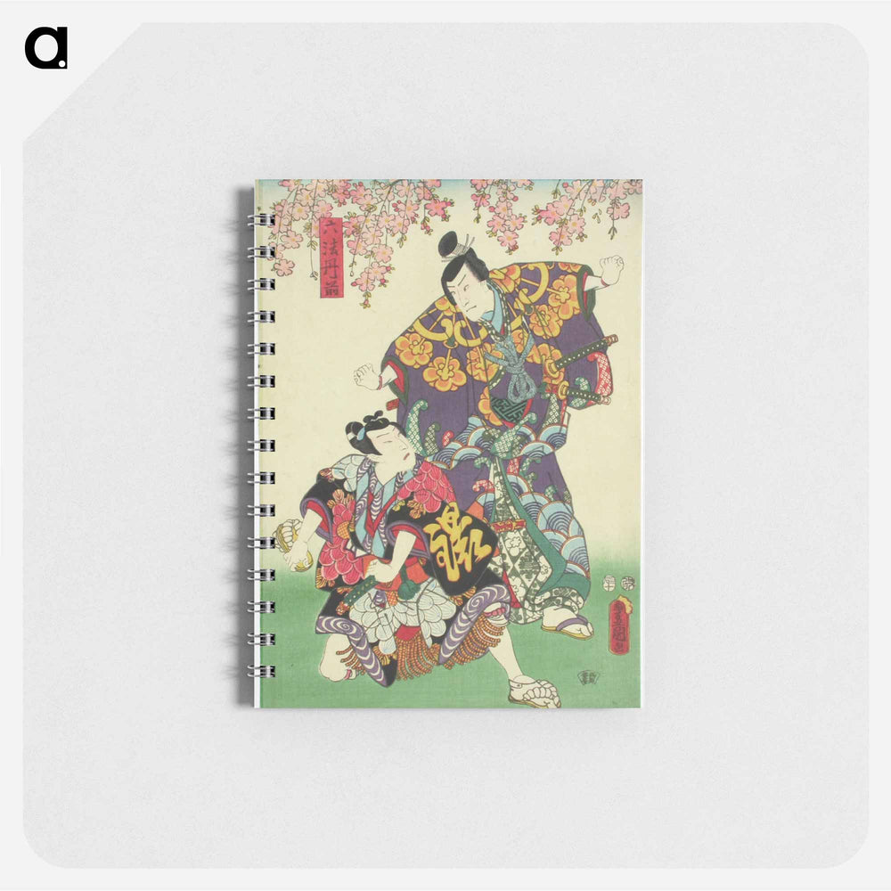 アートメモ帳-Tanzen roppo-kohtaus shosagoto-näytelmässä
 - 歌川 国貞 Memo.