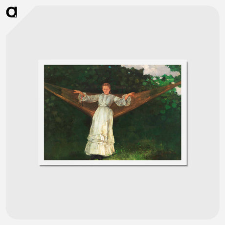 アートポストカード-Summer Afternoon - ウィンスロー ホーマー Postcard.