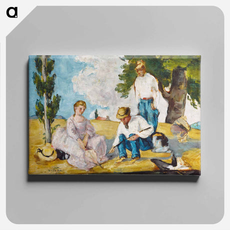 アートパネル-Picnic on a Riverbank
 - イェール大学アートギャラリー Canvas.