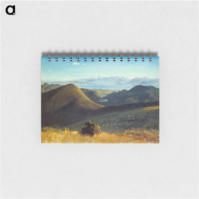 アートメモ帳-Mono Lake, Sierra Nevada, California - アルバート ビアスタット Memo.