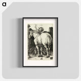 The Large Horse - アルブレヒト デューラー Poster.