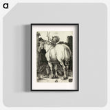 アートポスター-The Large Horse - アルブレヒト デューラー Poster.