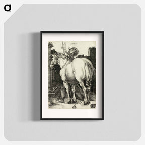 アートポスター-The Large Horse - アルブレヒト デューラー Poster.