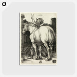 アートポストカード-The Large Horse - アルブレヒト デューラー Postcard.