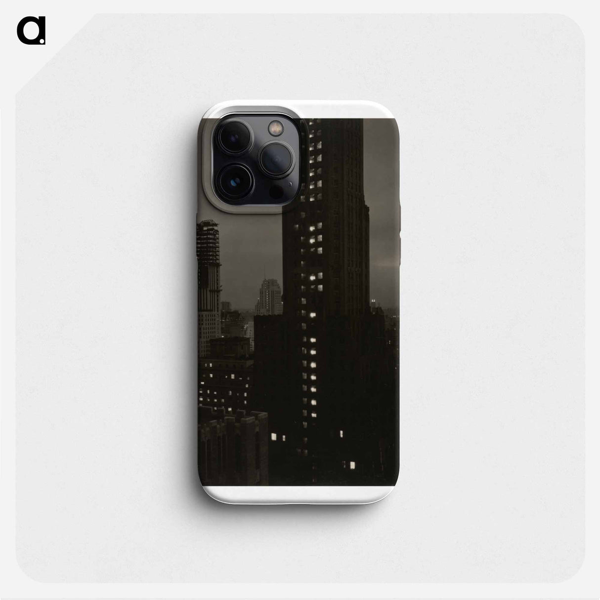 From My Window at the Shelton, North - アルフレッド スティーグリッツ Phone Case.