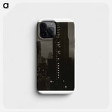 From My Window at the Shelton, North - アルフレッド スティーグリッツ Phone Case.