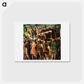 アートポストカード-Trumpeters - アンドレア マンテーニャ Postcard.