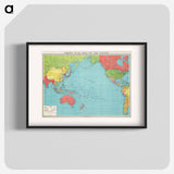 Philips' war map of the Pacific - アンティーク地図 Poster.
